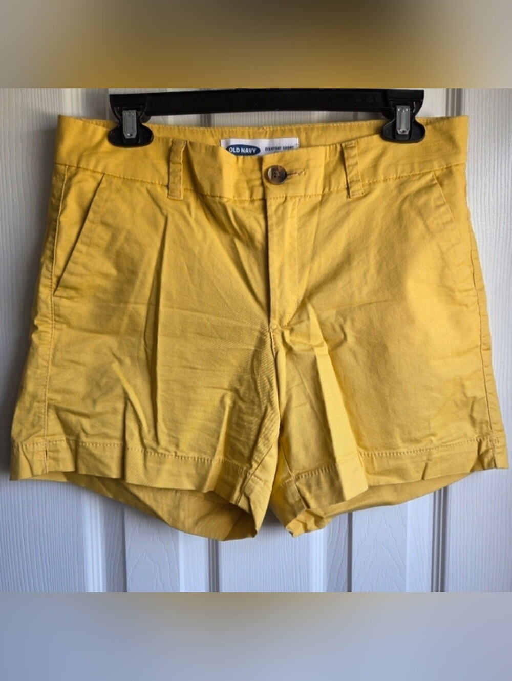 Old Navy Bright Yellow Women's Chino Shorts